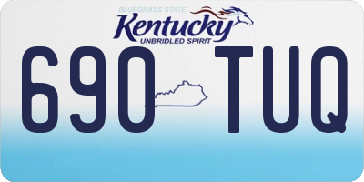KY license plate 690TUQ