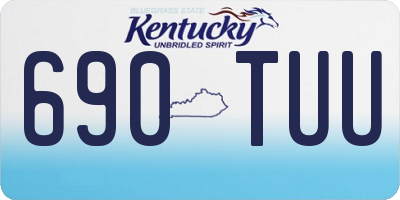 KY license plate 690TUU