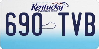 KY license plate 690TVB