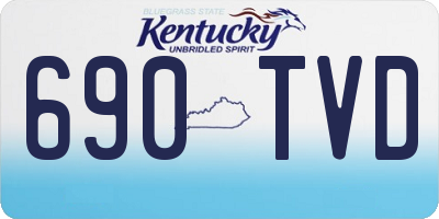 KY license plate 690TVD