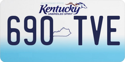 KY license plate 690TVE
