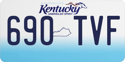KY license plate 690TVF