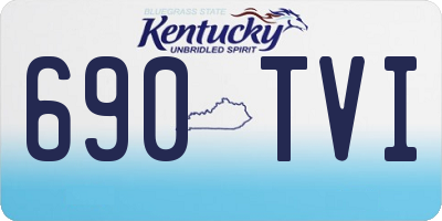 KY license plate 690TVI