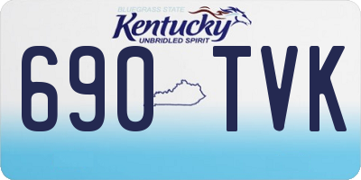 KY license plate 690TVK