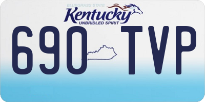 KY license plate 690TVP