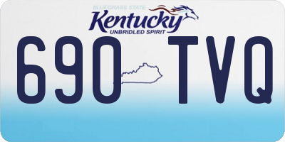 KY license plate 690TVQ