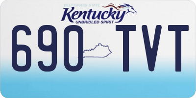 KY license plate 690TVT
