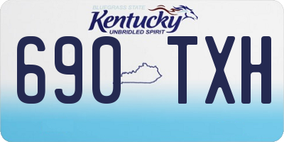 KY license plate 690TXH