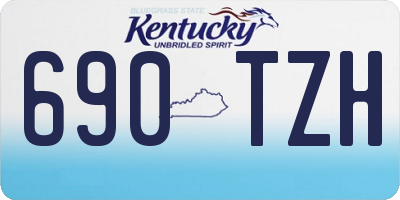 KY license plate 690TZH