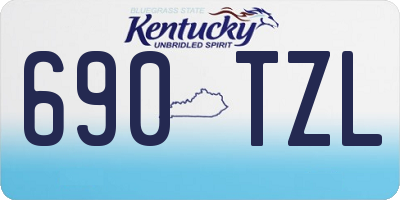 KY license plate 690TZL