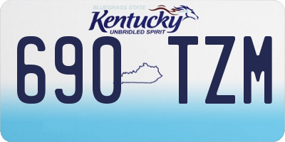 KY license plate 690TZM