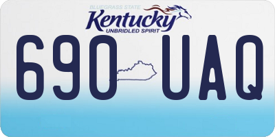 KY license plate 690UAQ