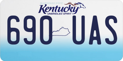 KY license plate 690UAS