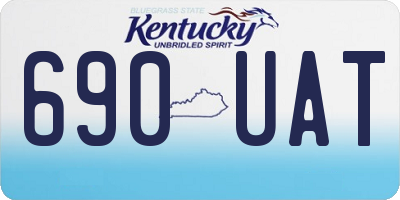 KY license plate 690UAT