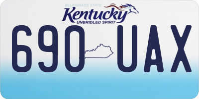 KY license plate 690UAX