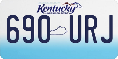 KY license plate 690URJ