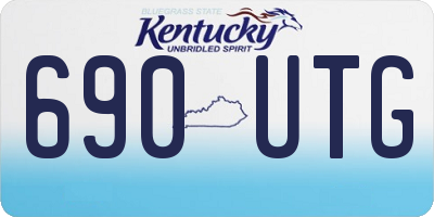 KY license plate 690UTG