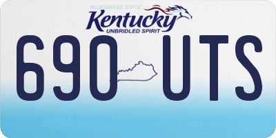 KY license plate 690UTS