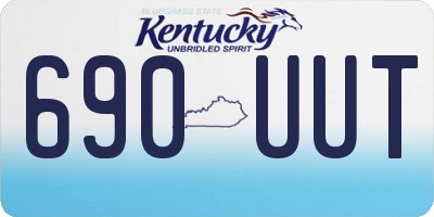 KY license plate 690UUT