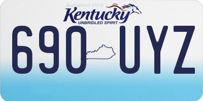 KY license plate 690UYZ