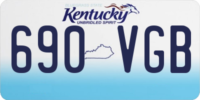 KY license plate 690VGB
