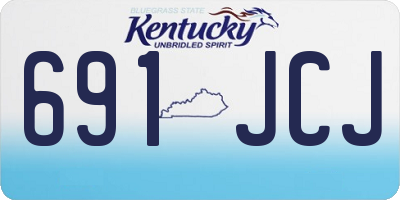 KY license plate 691JCJ