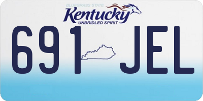 KY license plate 691JEL