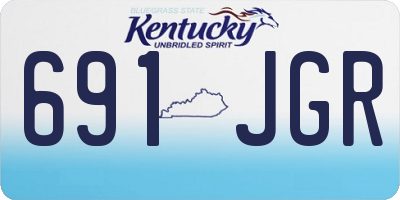 KY license plate 691JGR