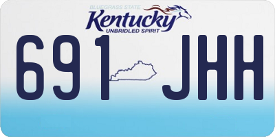 KY license plate 691JHH
