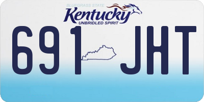 KY license plate 691JHT