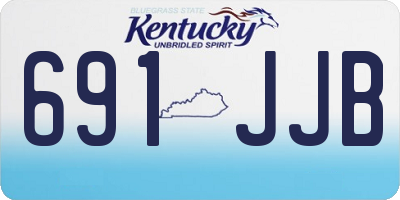 KY license plate 691JJB
