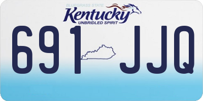 KY license plate 691JJQ