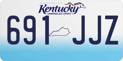 KY license plate 691JJZ