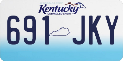 KY license plate 691JKY