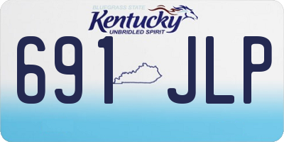 KY license plate 691JLP