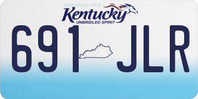 KY license plate 691JLR