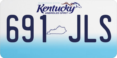 KY license plate 691JLS