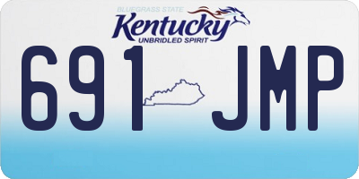 KY license plate 691JMP