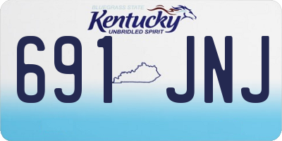 KY license plate 691JNJ