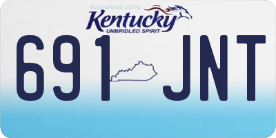 KY license plate 691JNT