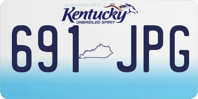 KY license plate 691JPG