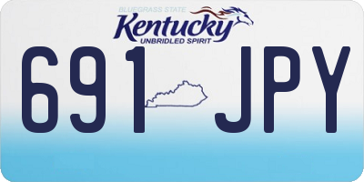 KY license plate 691JPY