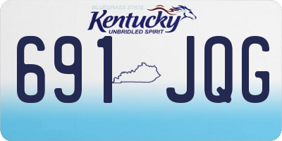 KY license plate 691JQG