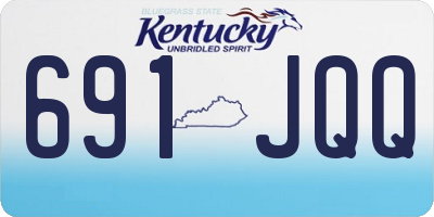 KY license plate 691JQQ