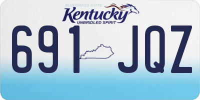 KY license plate 691JQZ