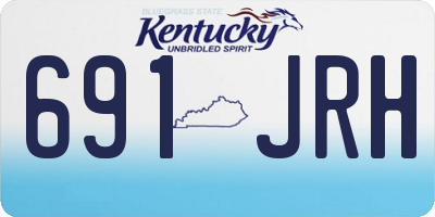 KY license plate 691JRH