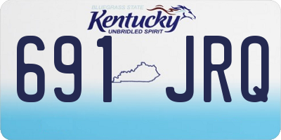 KY license plate 691JRQ