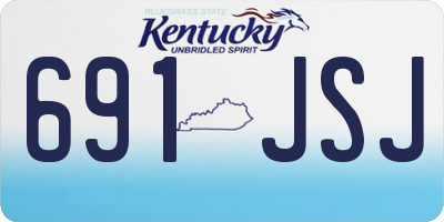 KY license plate 691JSJ