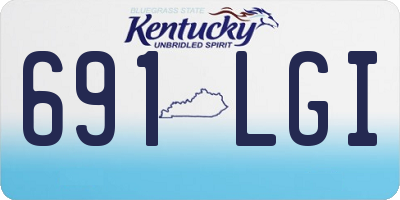 KY license plate 691LGI