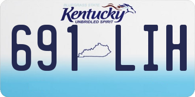 KY license plate 691LIH